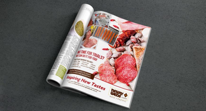 Newly Weds Food Advert